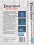 Sega  Master System  -  King's Quest (Back)